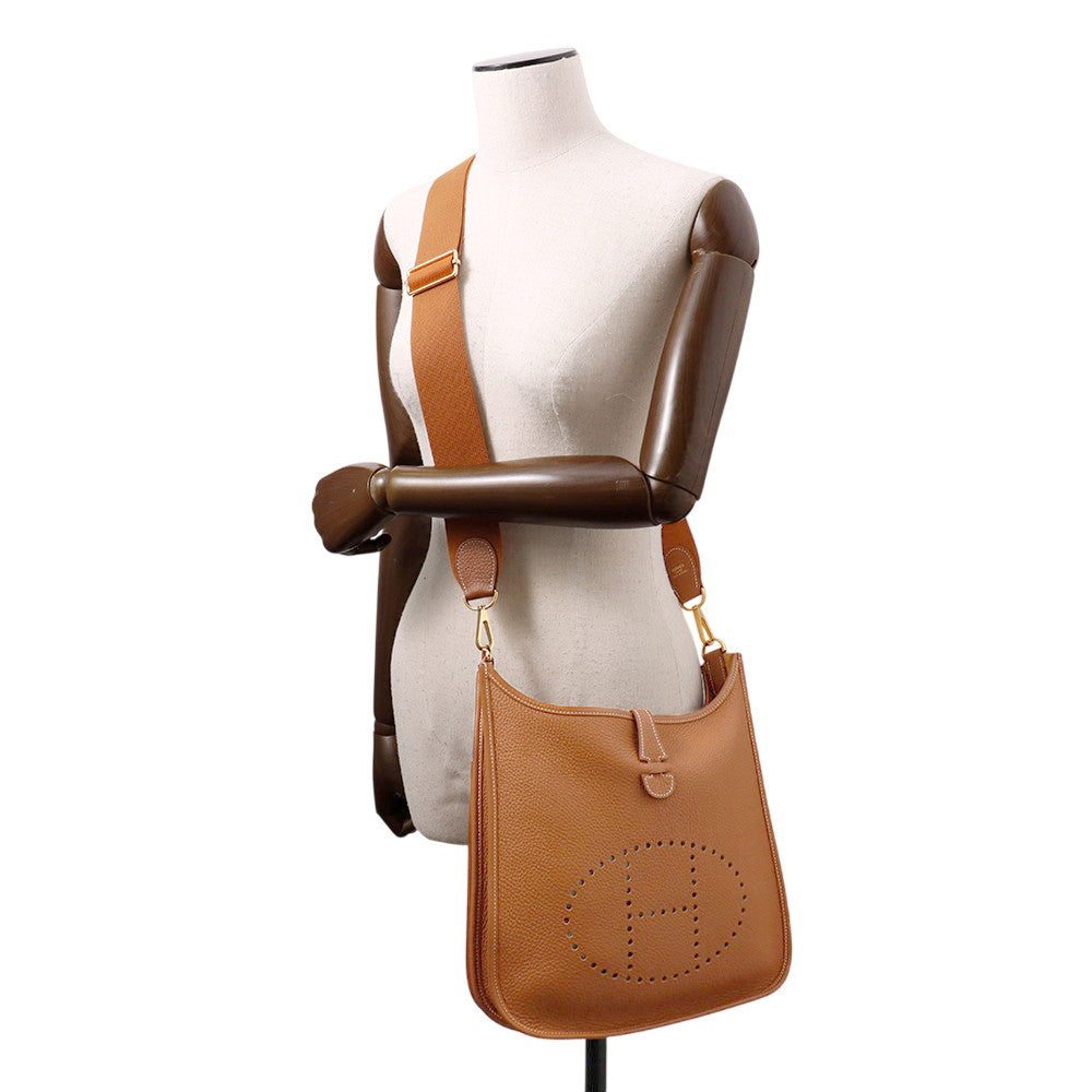 HERMES Evelyne3 Gold Taurillon Clemence Size PM
