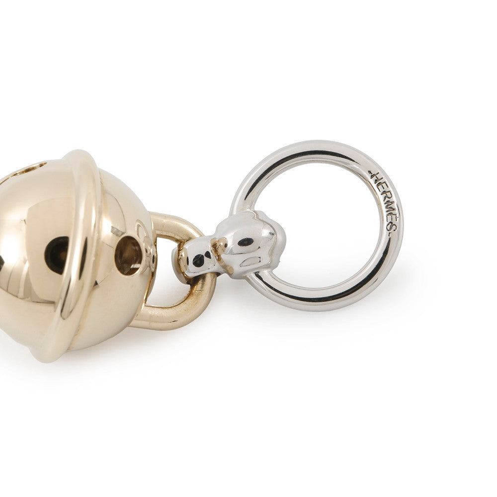 HERMES scarf ring bell Metal