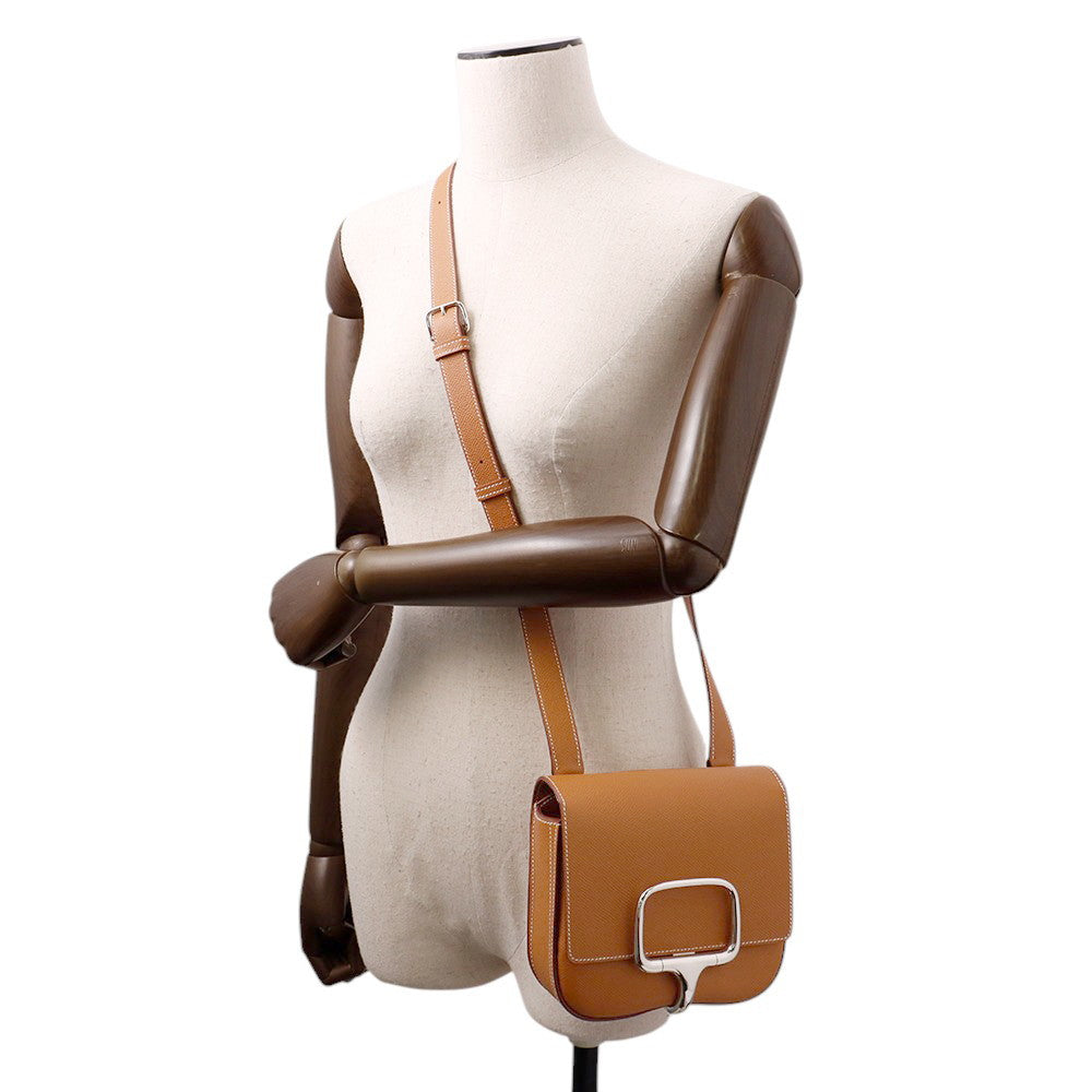 HERMES Della Cavaleria Gold Epsom Size Mini