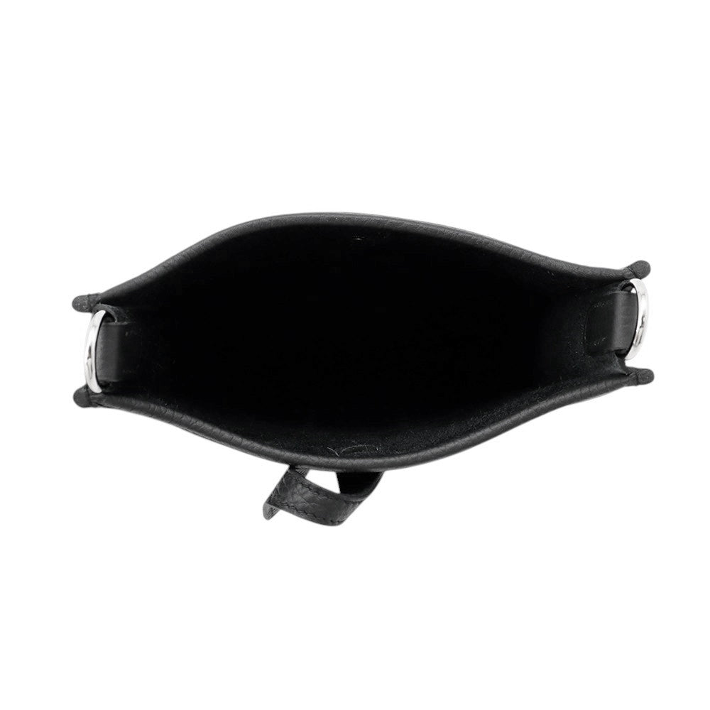 HERMES Evelyne Black Taurillon Clemence Size TPM
