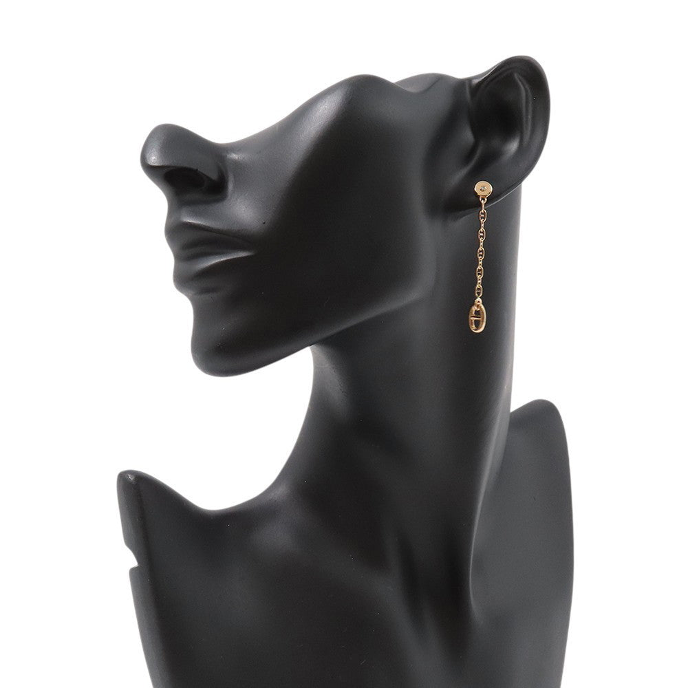 HERMES Chaine d'Ancre New Farandole Earrings Size TPMH119550B 00 18K Pink Gold