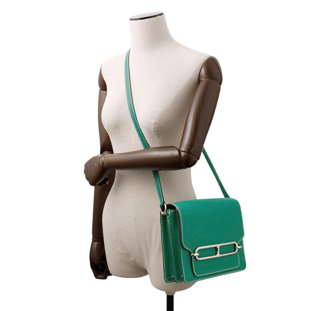 HERMES Sac Roulis Vert Vertigo Evercolor Size 23