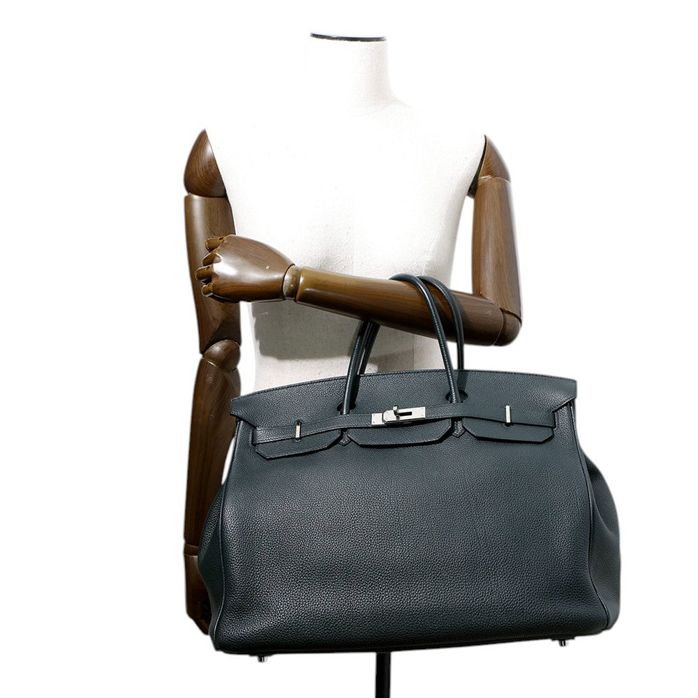HERMES Birkin Verso Vert Rousseau/Colbert Togo Leather Size 40