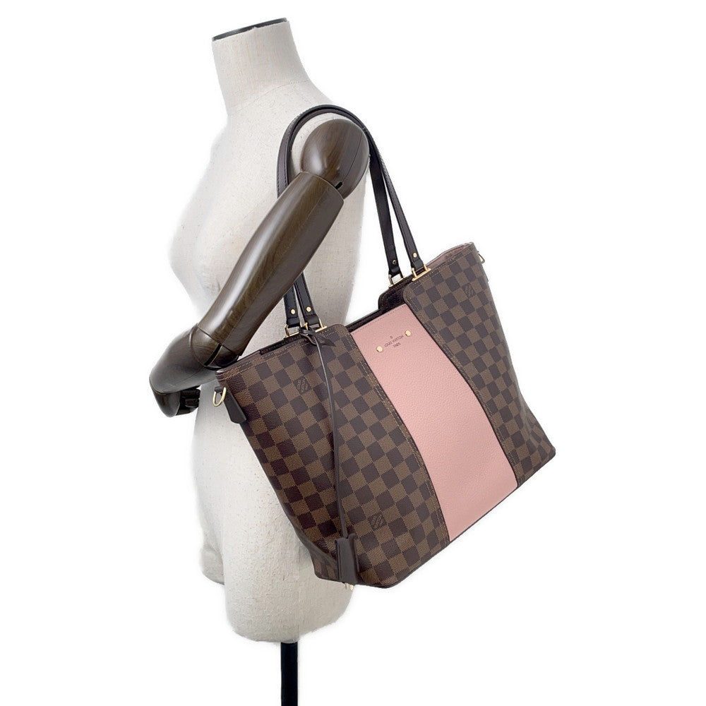 LOUIS VUITTON Jersy Brown/PinkN44041 Damier Ebene Canvas Taurillon Leatherã¼