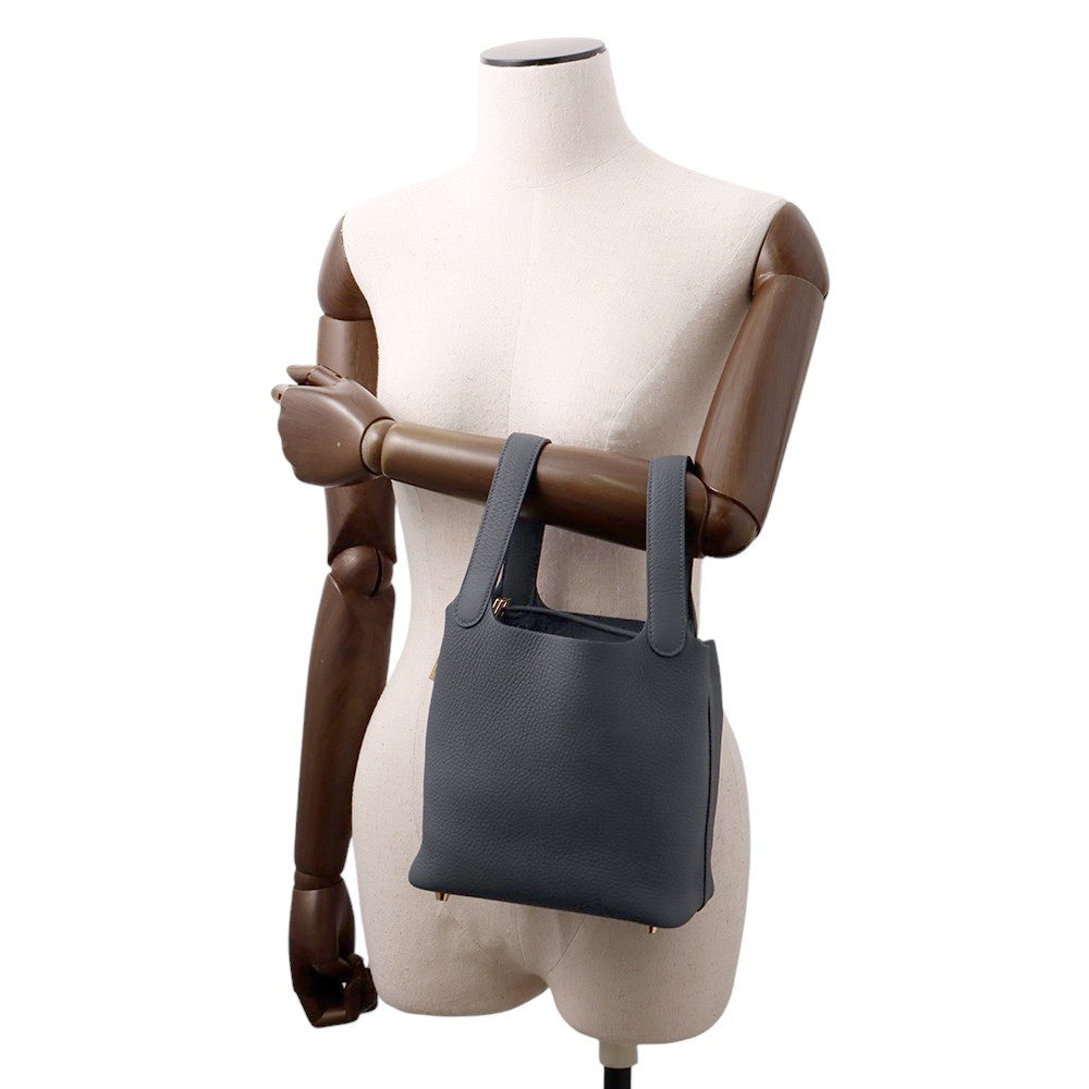 HERMES Picotin Lock Grimist Taurillon Clemence Size PM