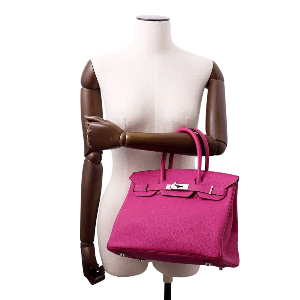 HERMES Birkin Rose Purple Togo Leather Size 30