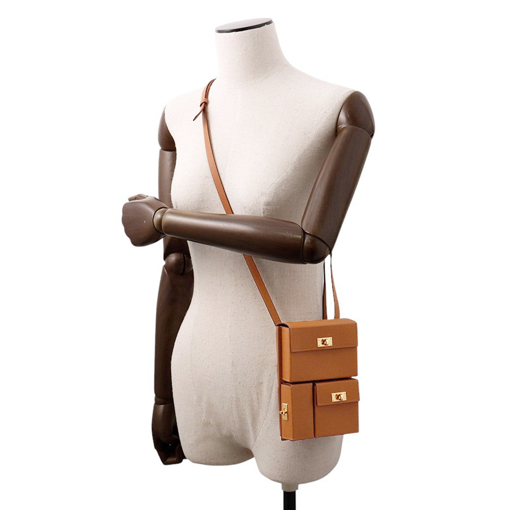 HERMES Kelly Multi Pocket Gold Epsom