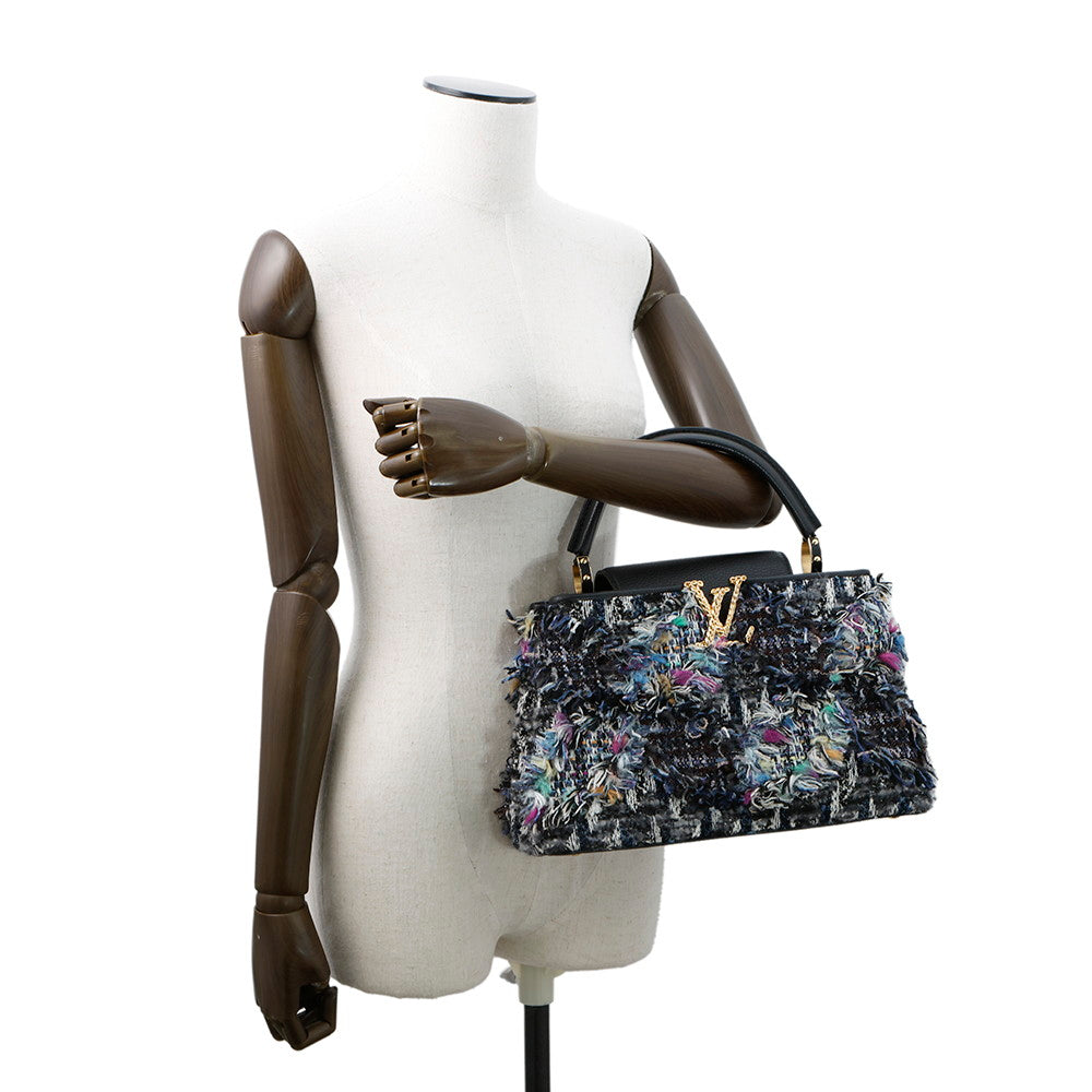 LOUIS VUITTON Capucines NoirM56763 Tweed Size MM
