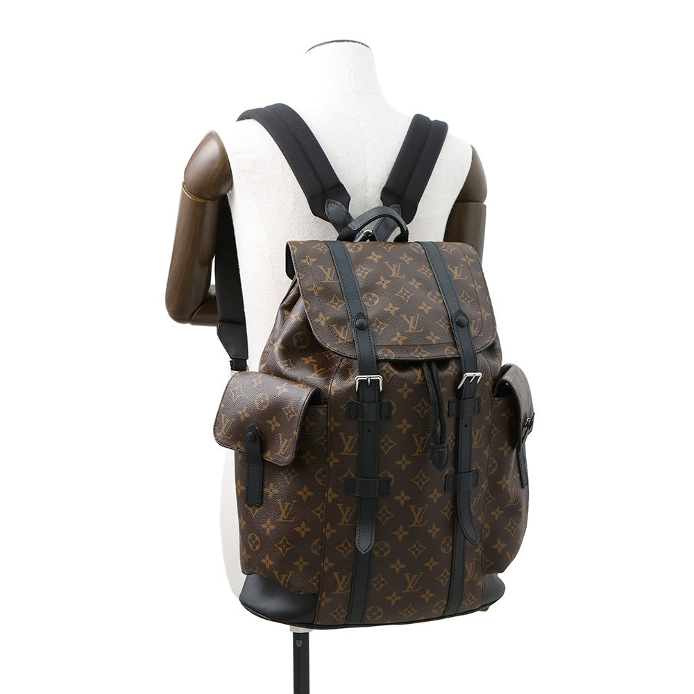 LOUIS VUITTON Christopher NoirM43735 Monogram Macassar Canvas Size MM