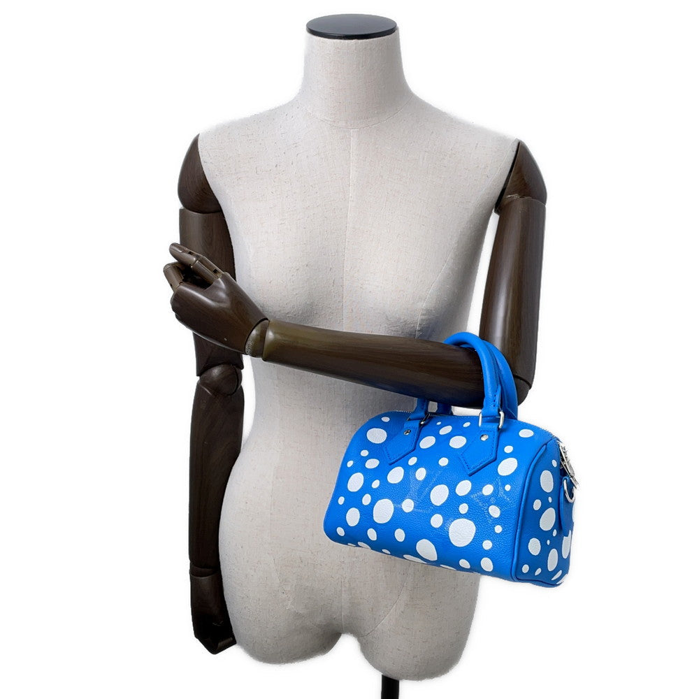 LOUIS VUITTON LVxYK Speedy Bandouliere BlueM46425 Monogram Empreinte Leather Size 20