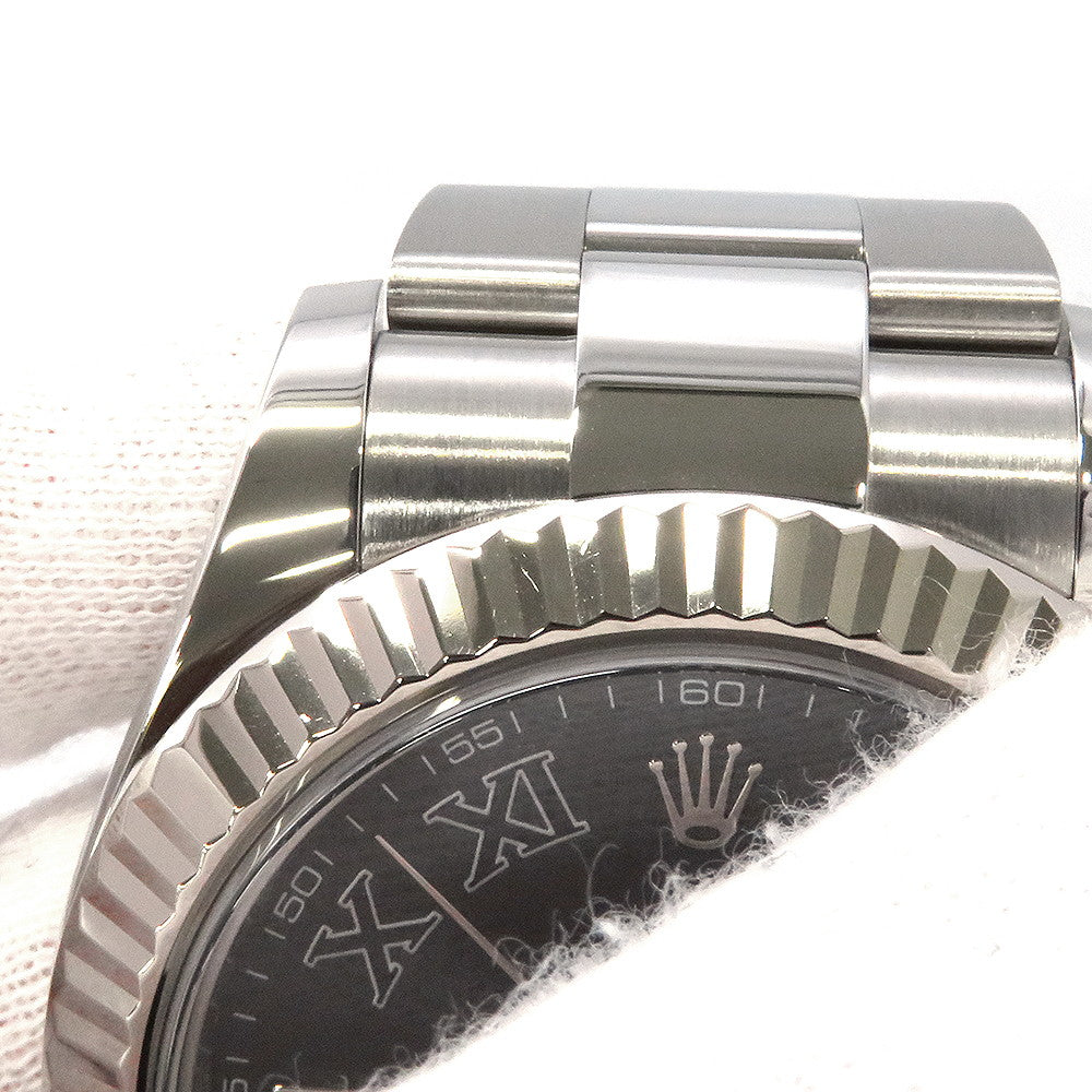 ROLEX Datejust II W41mm Stainless Steel K18WG Black Dial116334