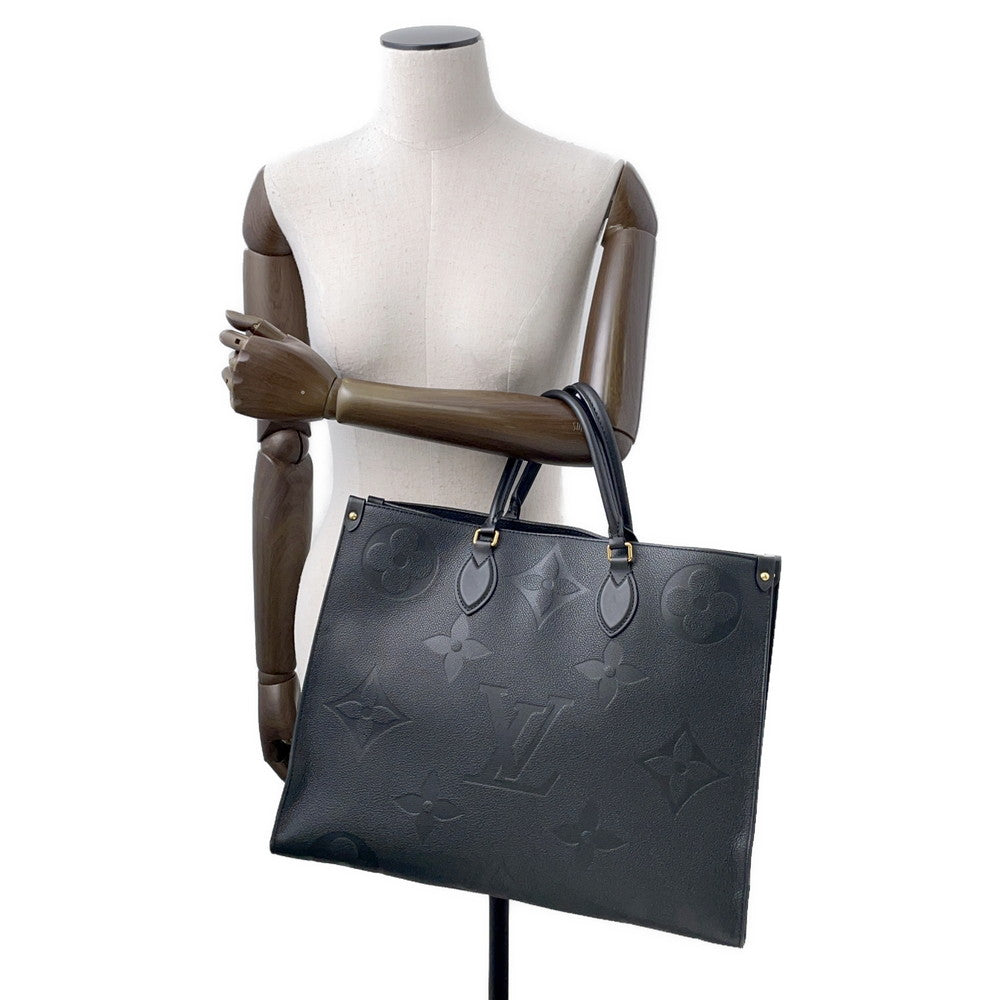 LOUIS VUITTON Onthego NoirM44925 Monogram Empreinte Leather Size GM