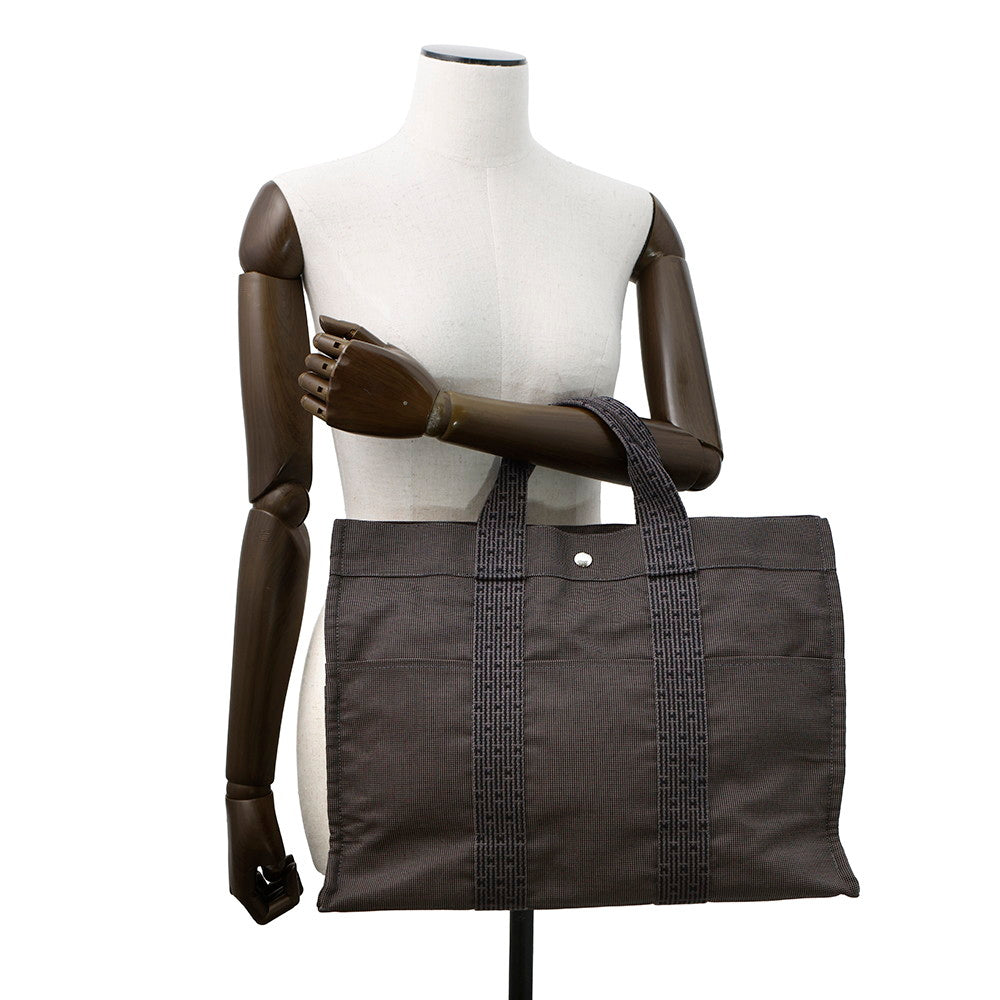 HERMES Her Line Gray Canvas Size MM