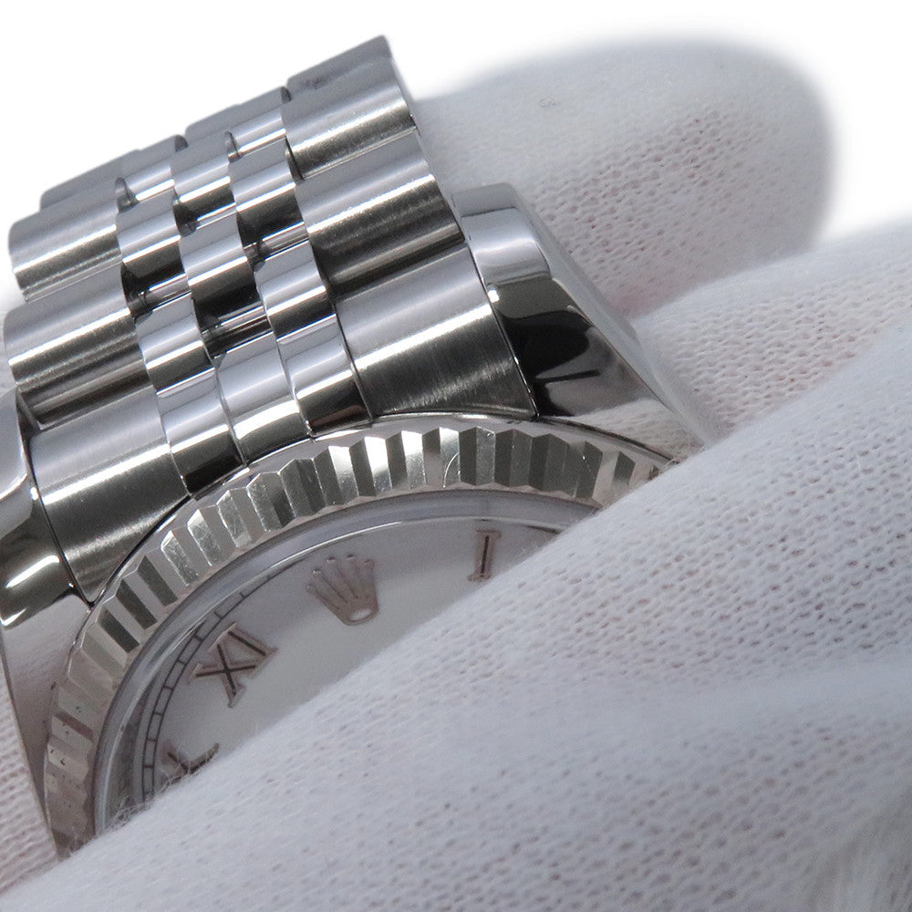 ROLEX Datejust W36mm Stainless Steel K18WG White Dial116234