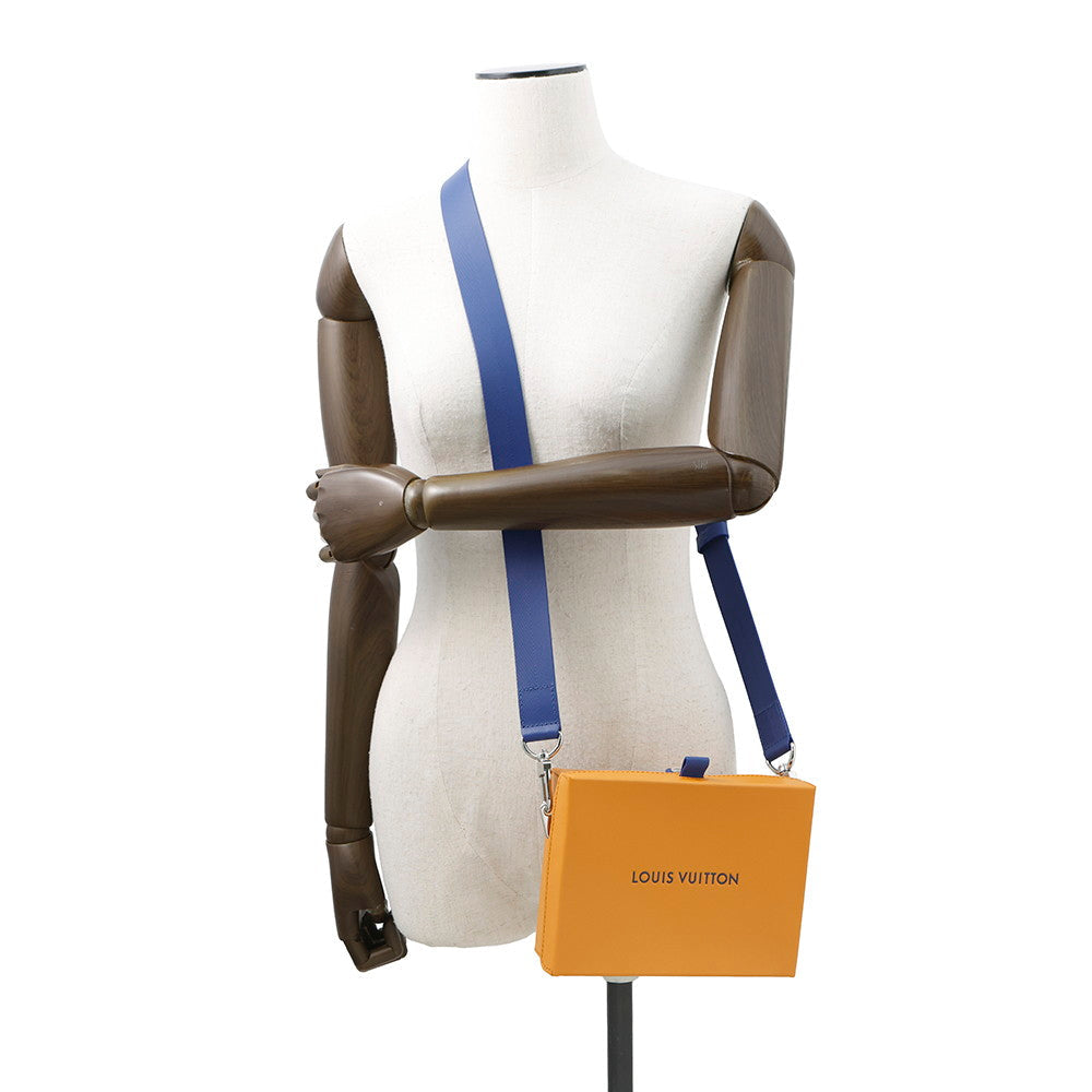 LOUIS VUITTON Shopperã»Clutch SaffronM13984 CowhideLeather