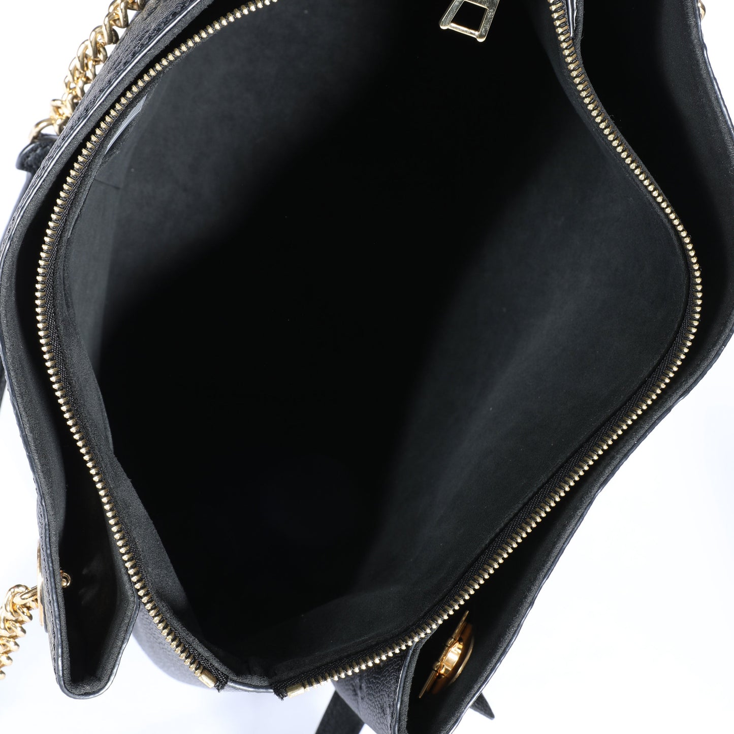 Louis Vuitton Louis Vuitton Black Monogram Empreinte Leather Surène MM