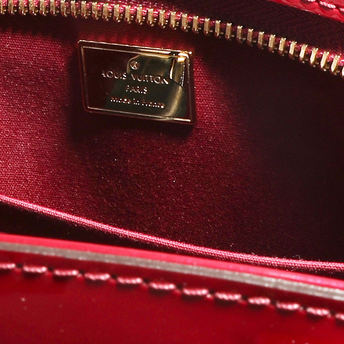 Louis Vuitton Louis Vuitton Magenta Monogram Vernis Brea PM