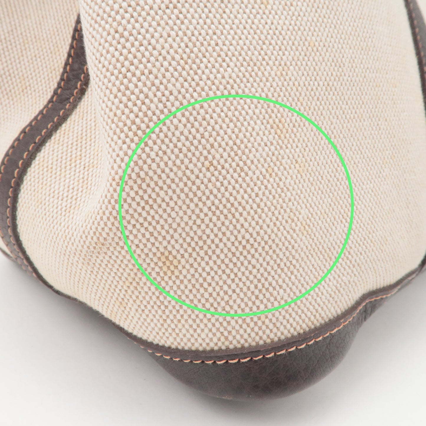 Luxury Hermes Garden Party Toile Ash Leather PM 髫ィ繝サ・ス・。 I Stamped Beige