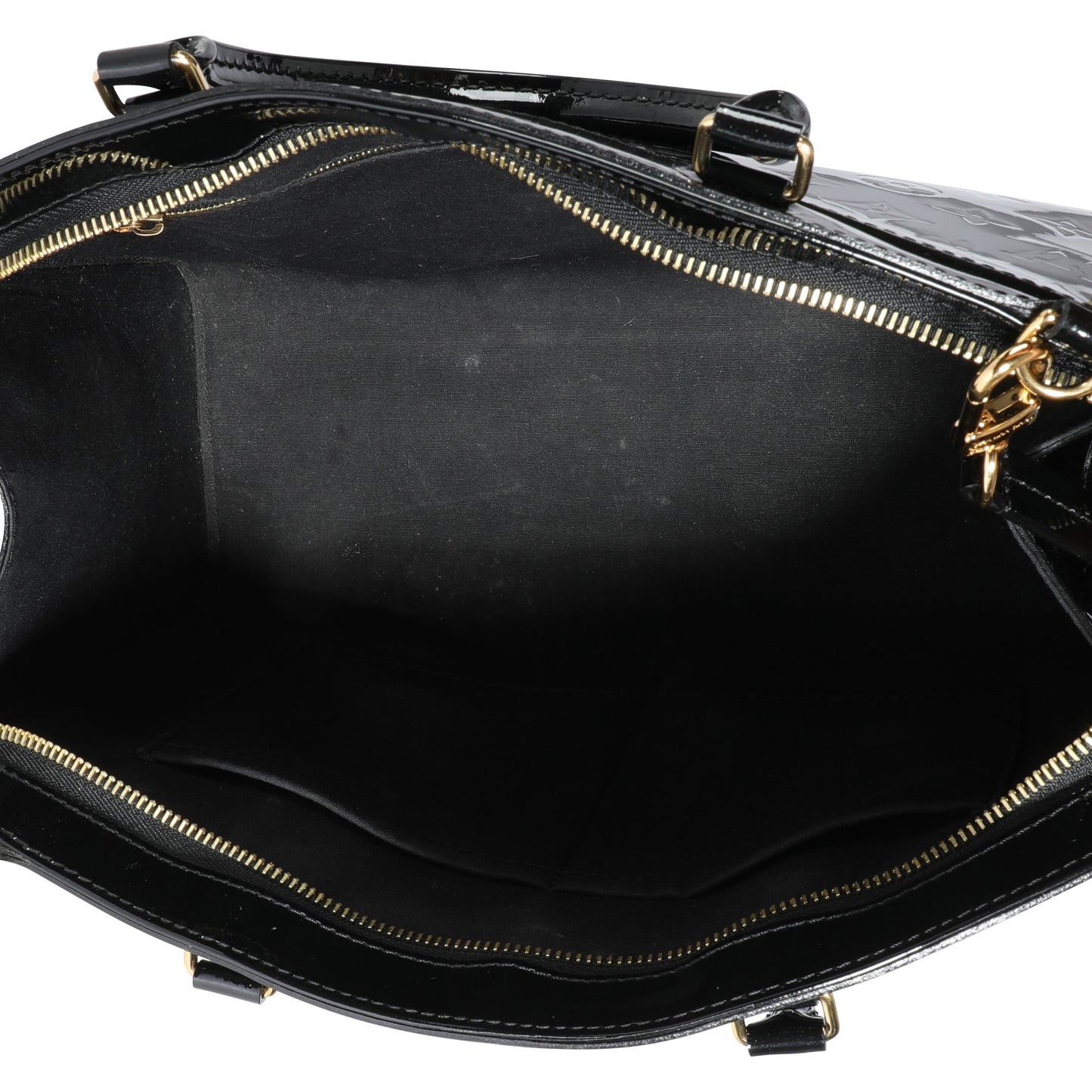 Louis Vuitton Louis Vuitton Black Monogram Vernis Brea NM MM