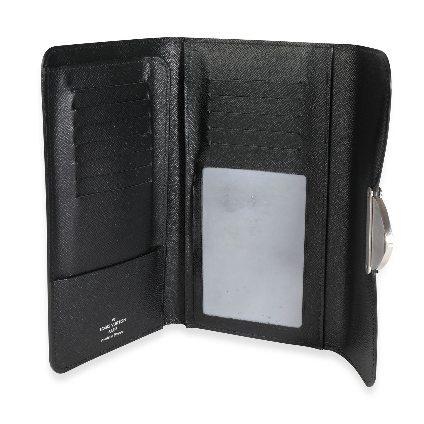 Louis Vuitton Louis Vuitton Noir Epi Leather Eugenie Wallet