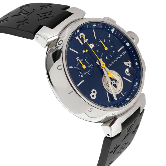 Louis Vuitton Louis Vuitton Tambour Q11BG Unisex Watch in Stainless Steel