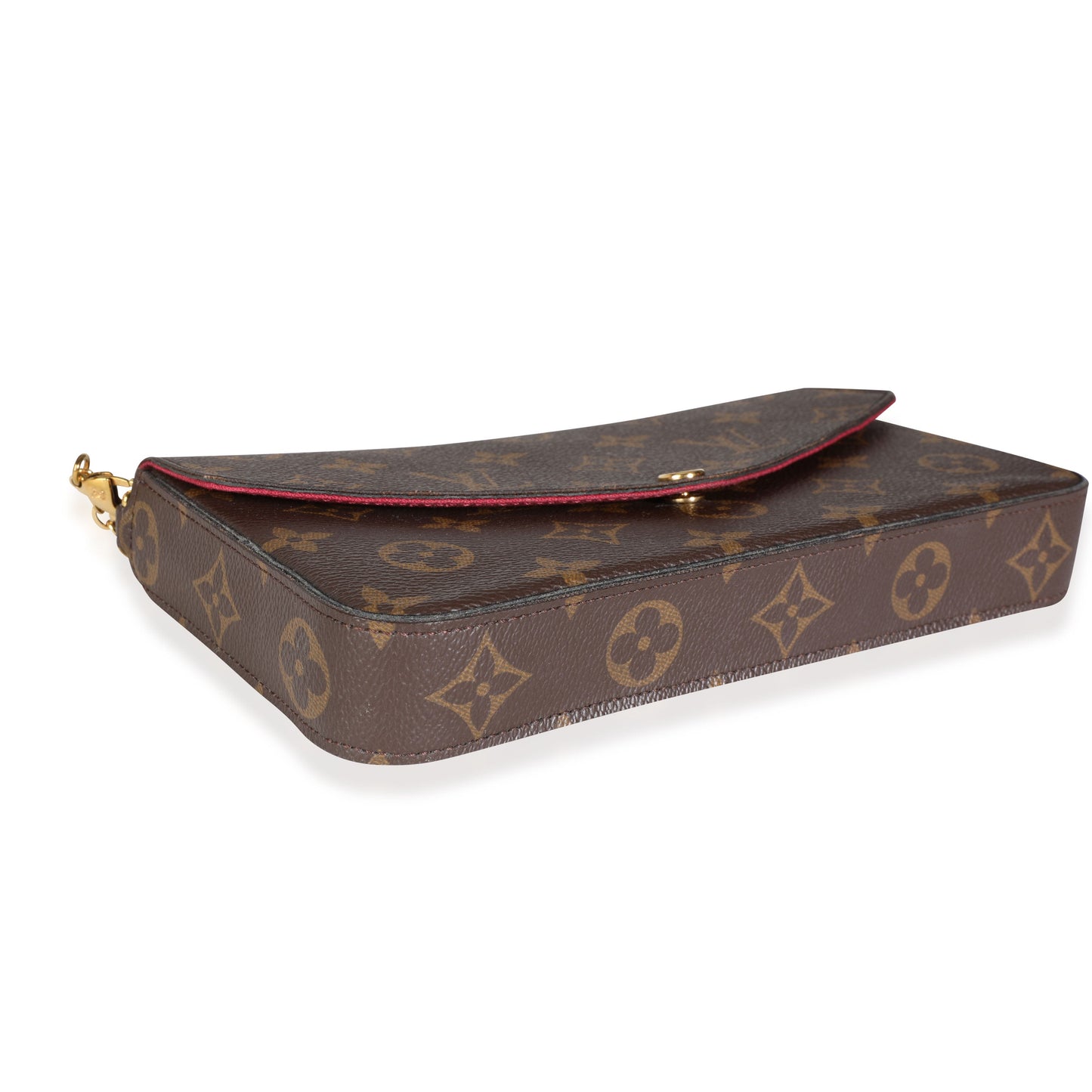Louis Vuitton Louis Vuitton Fuchsia & Monogram Canvas Félicie Pochette