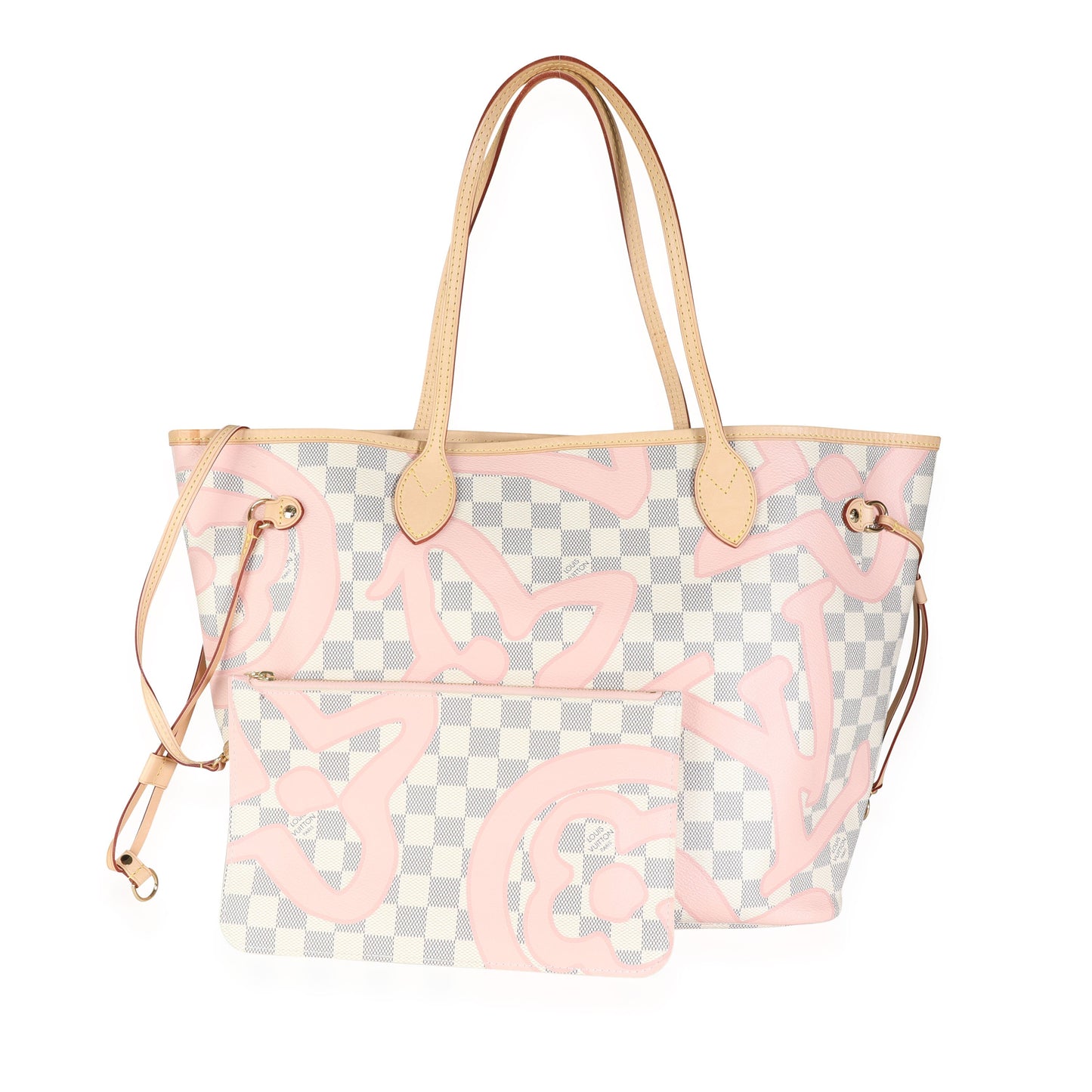 Louis Vuitton Louis Vuitton Damier Azur Tahitienne Neverfull MM