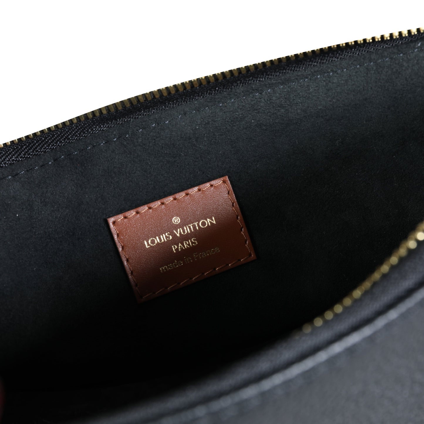 Louis Vuitton Louis Vuitton Monogram Canvas & Black Leather V Tote MM