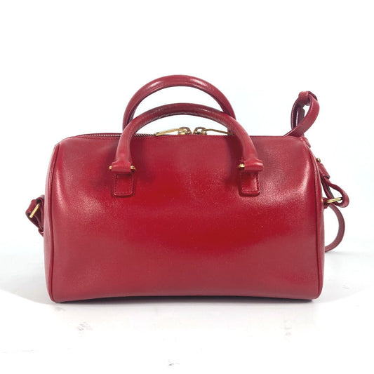 YVES SAINT LAURENT Handbag 330958 leather Red Baby Duffle Logo Women
