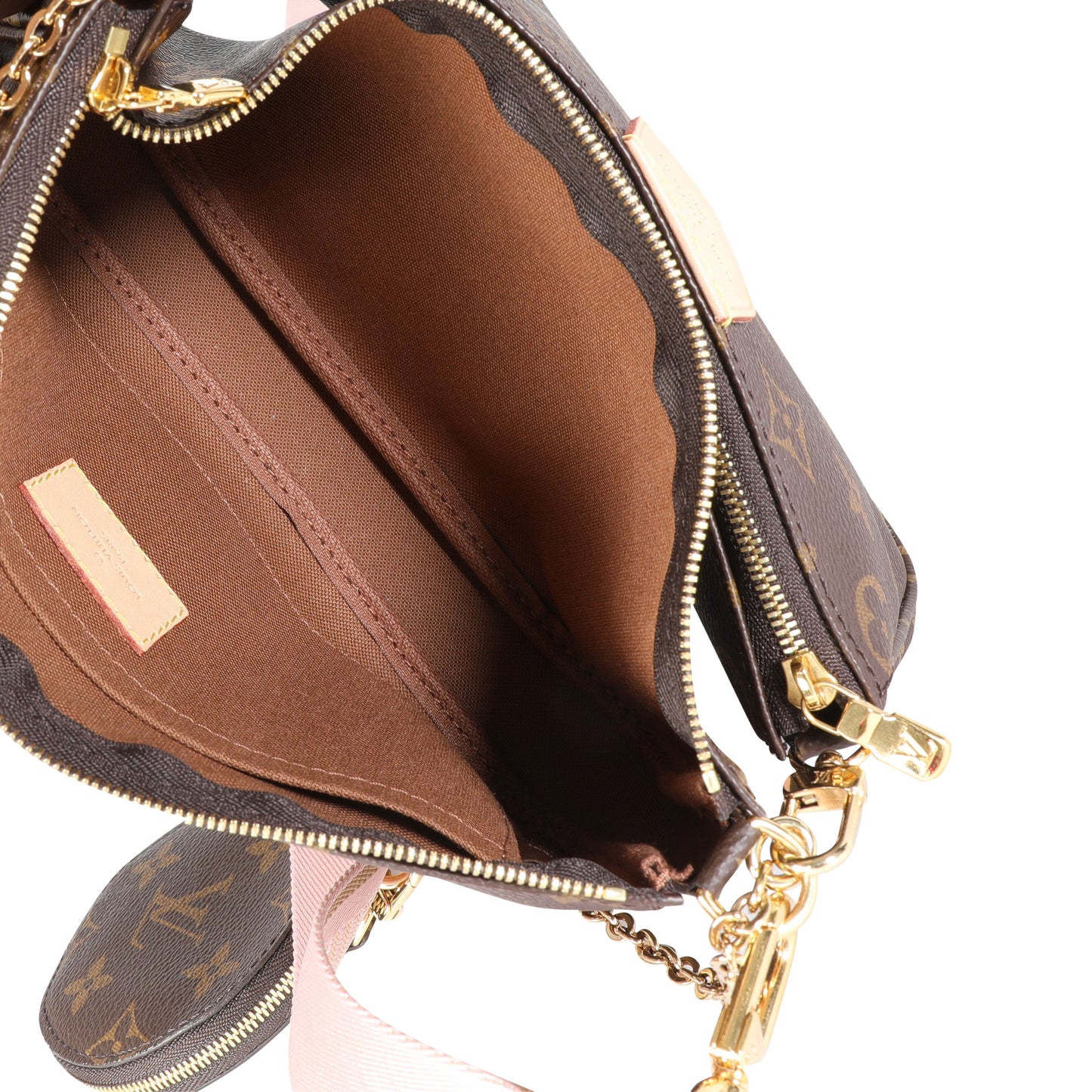 Louis Vuitton Louis Vuitton Monogram Canvas & Light Pink Multi-Pochette Accessoires