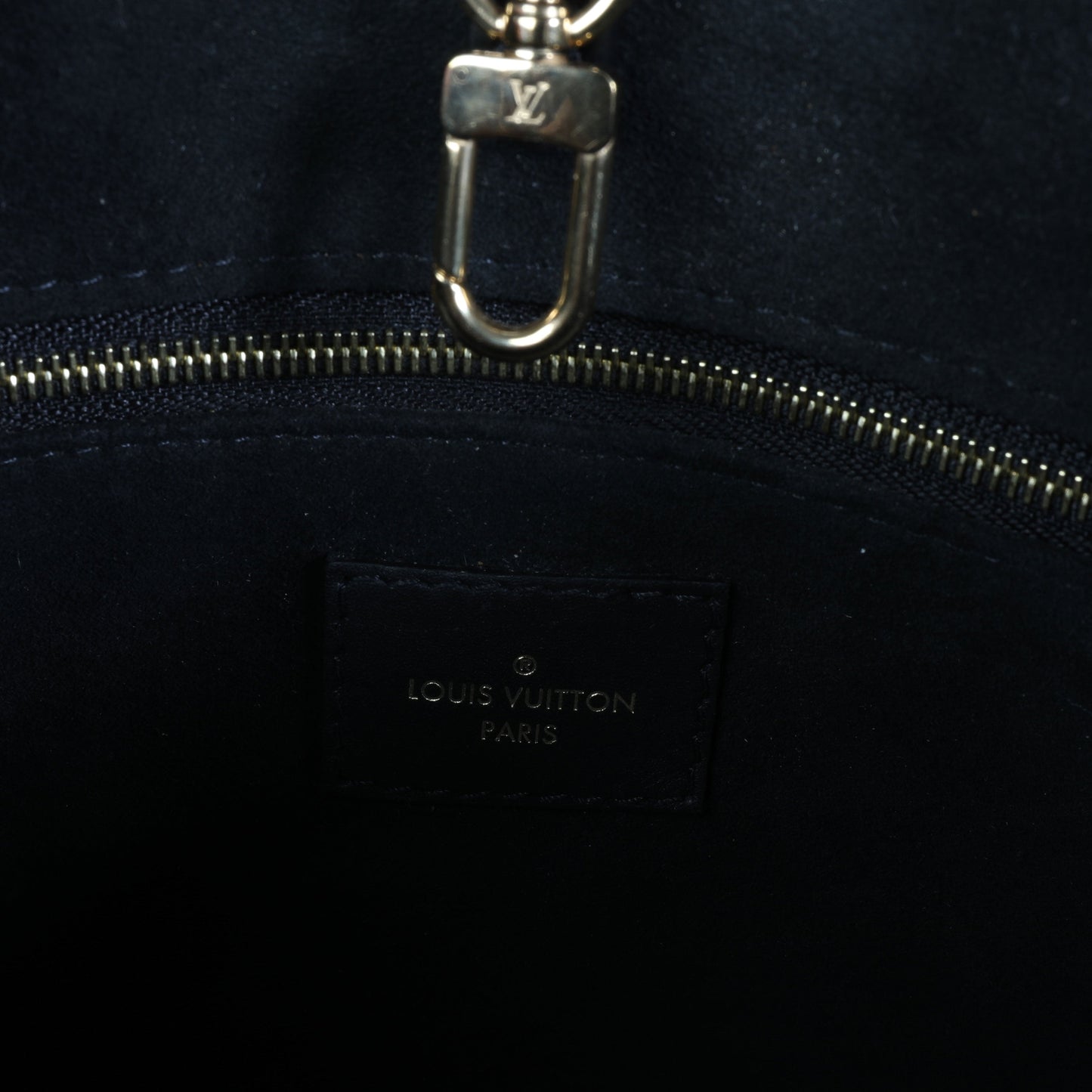 Louis Vuitton Louis Vuitton Black Giant Monogram Empreinte Leather Onthego PM