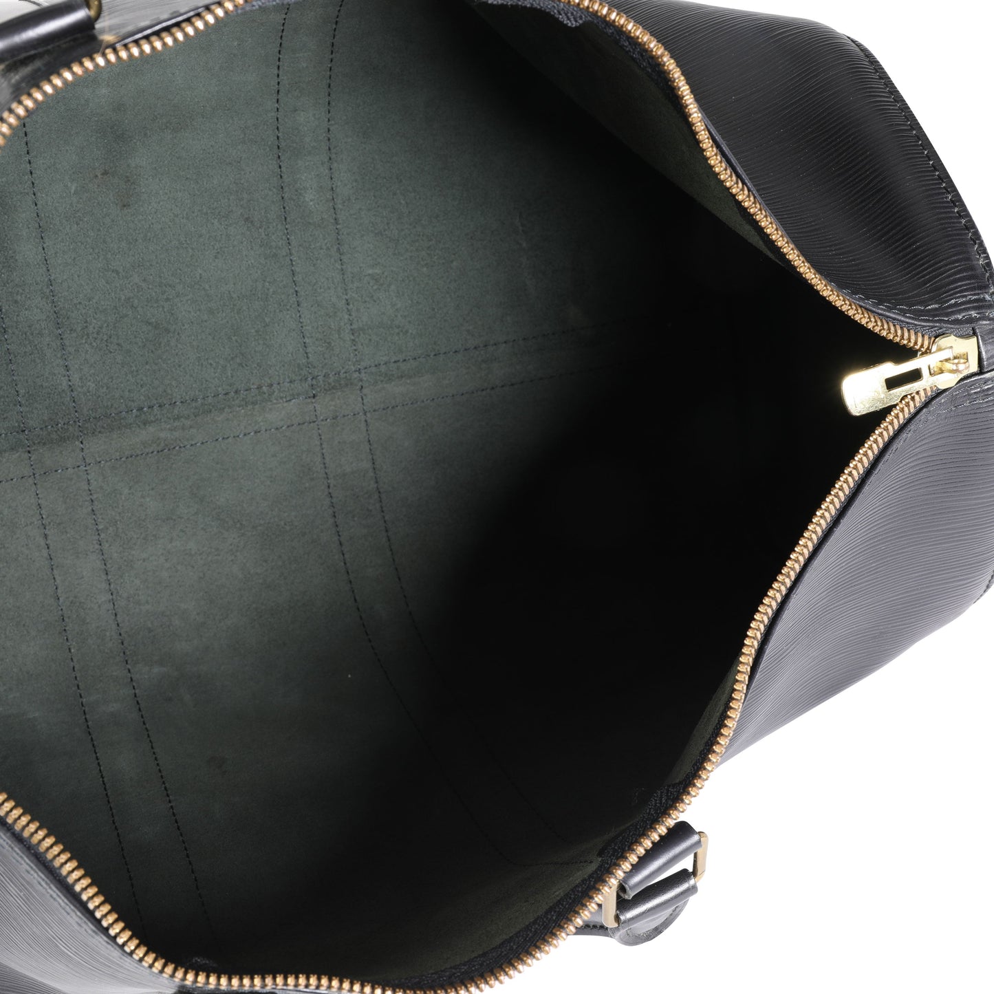Louis Vuitton Louis Vuitton Black Epi Leather Keepall 50