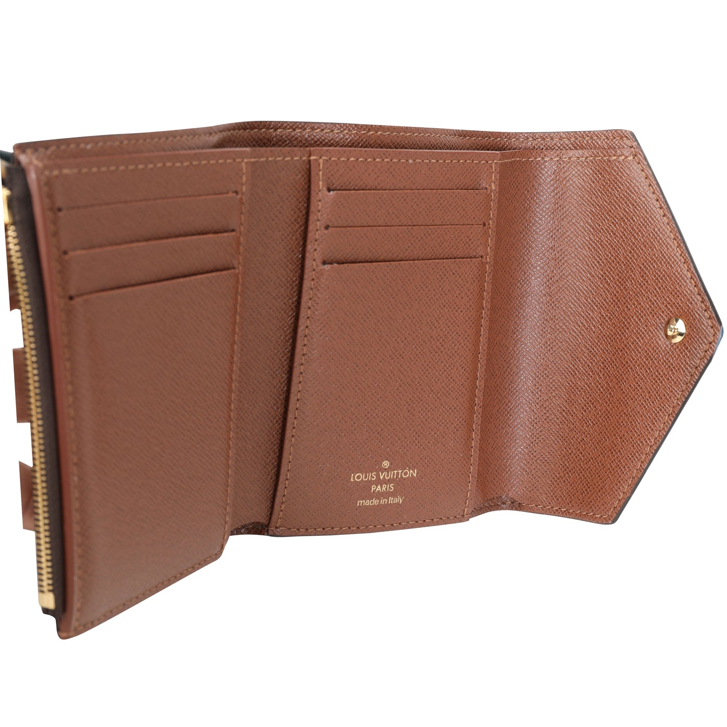 Louis Vuitton Louis Vuitton Monogram Canvas & Armagnac Leather Victorine Wallet