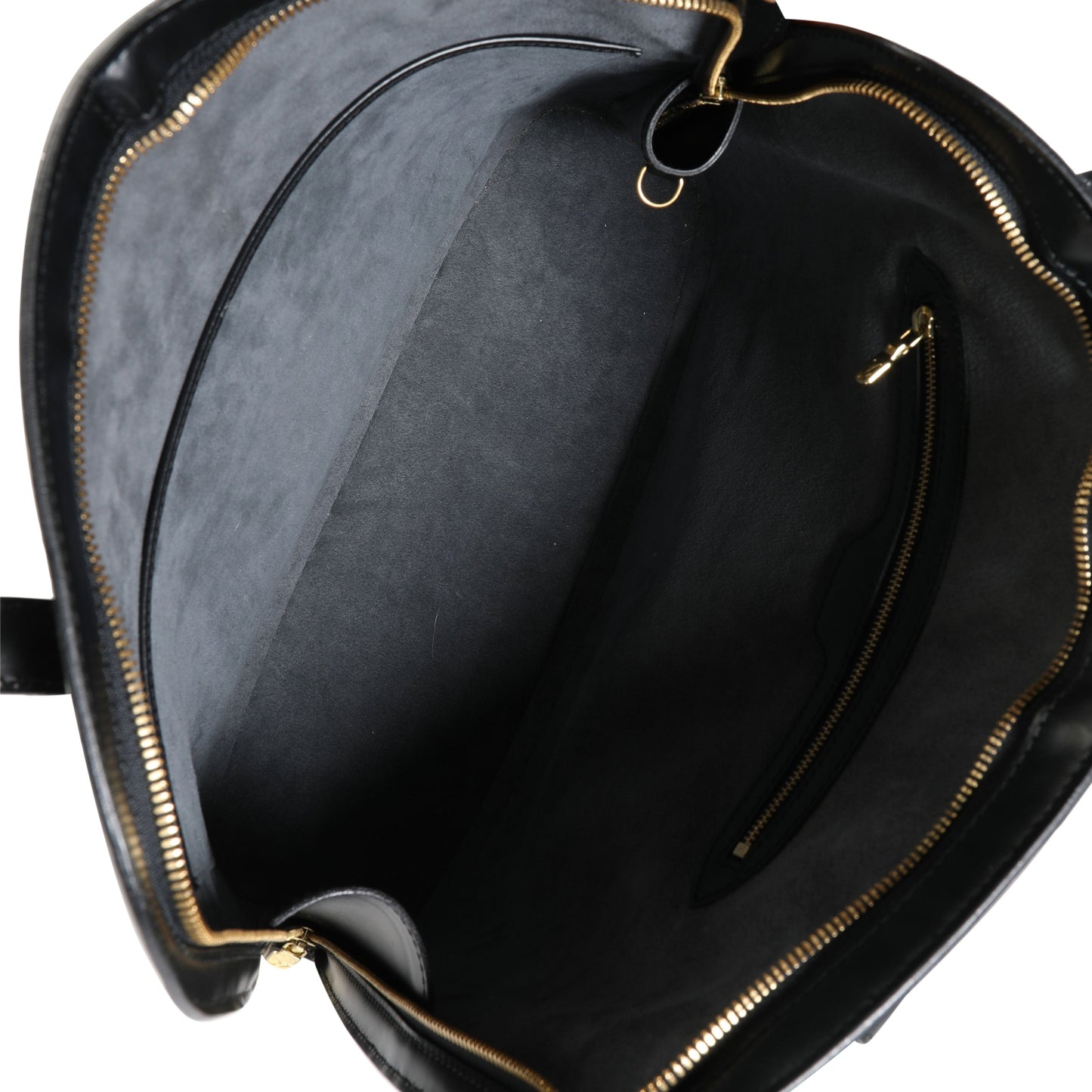 Louis Vuitton Louis Vuitton Vintage Black Epi Leather Lussac Tote