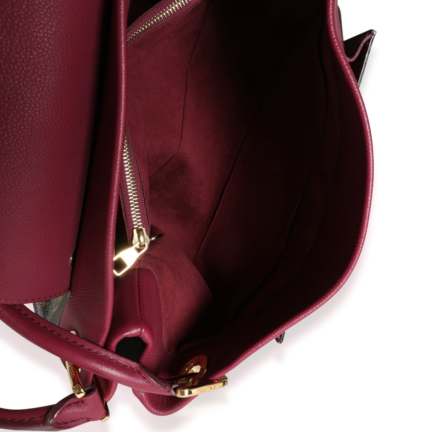 Louis Vuitton Louis Vuitton Aurore Calf Leather & Monogram Canvas Olympe Shoulder Bag