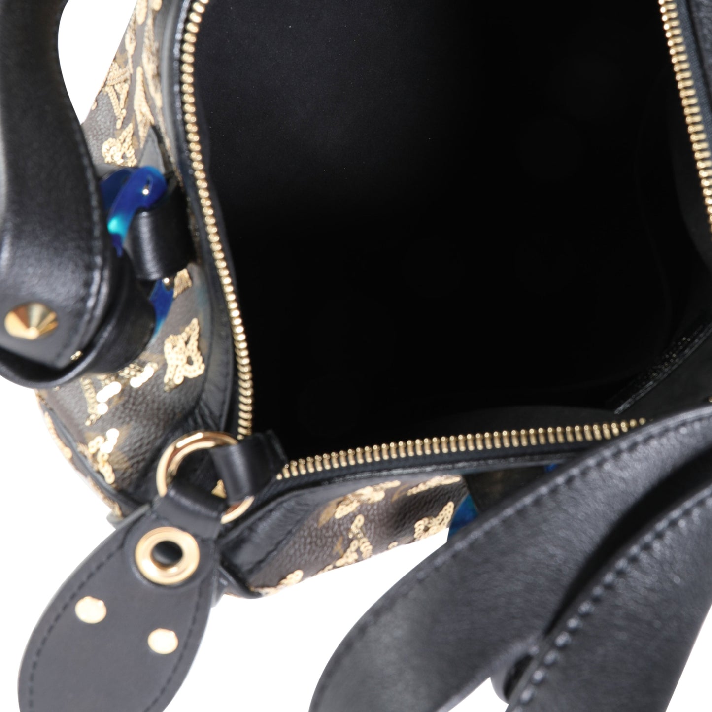 Louis Vuitton Louis Vuitton Limited Edition Gold Sequined Monogram Canvas Eclipse Speedy 28