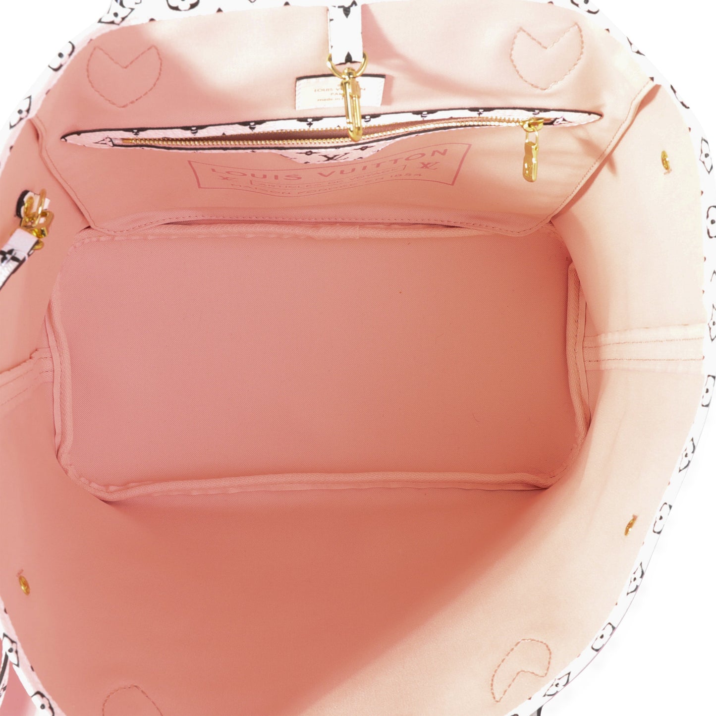 Louis Vuitton Louis Vuitton Rouge & Rose Ballerine Giant Monogram Canvas Neverfull MM