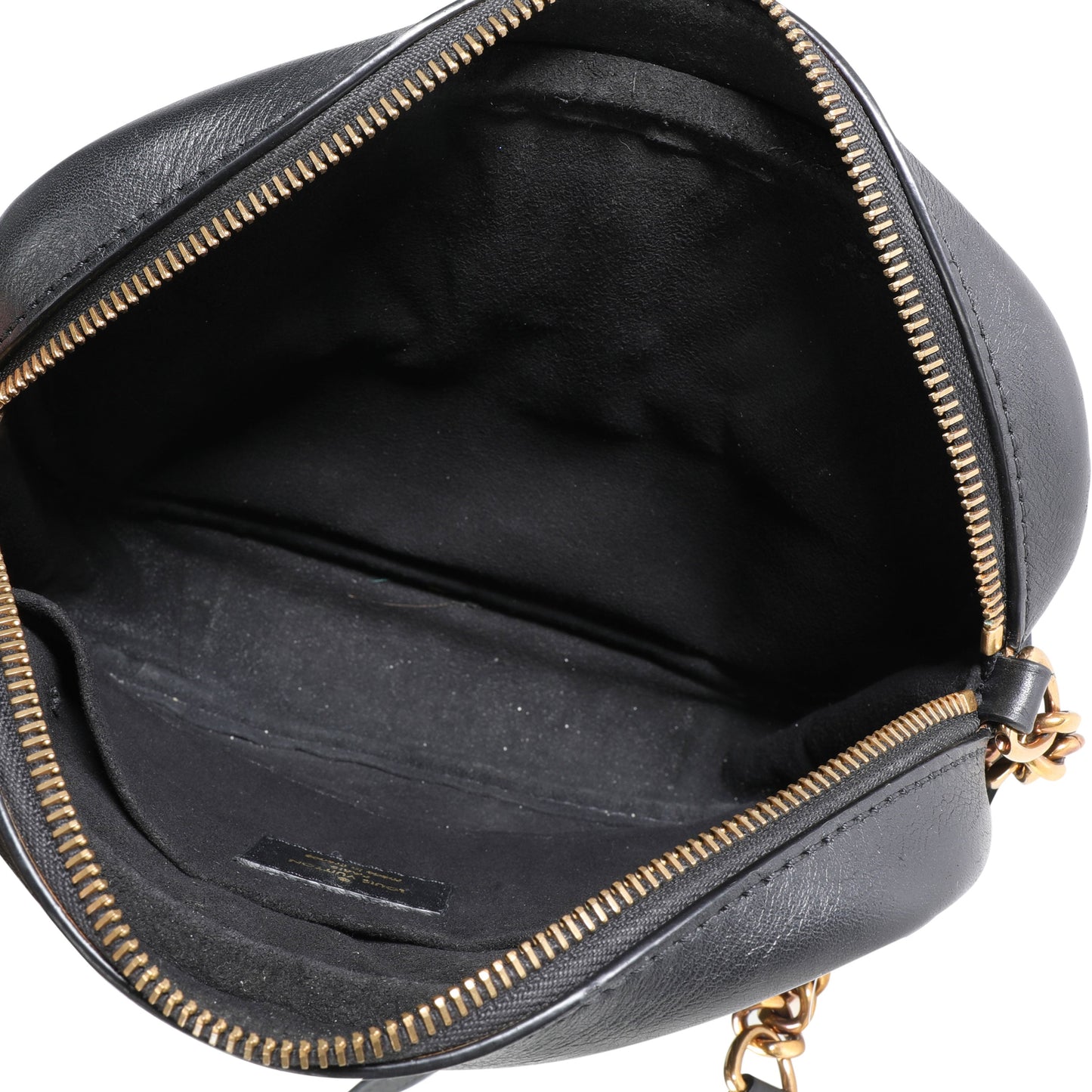 Louis Vuitton Louis Vuitton Black Leather Small New Wave Camera Bag