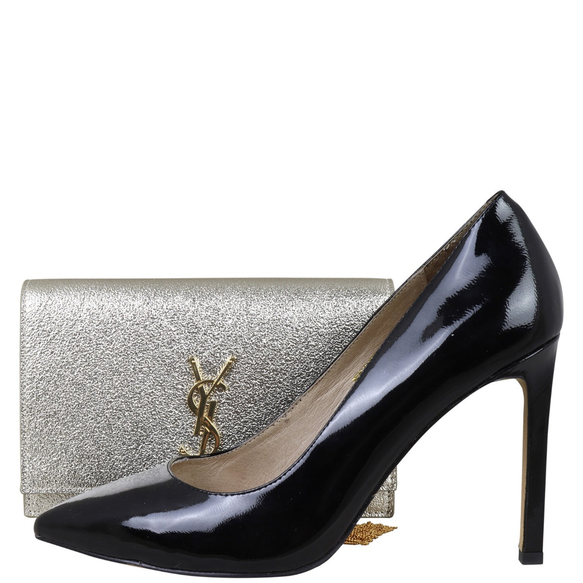 Saint Laurent Kate Tassel Chain Wallet
