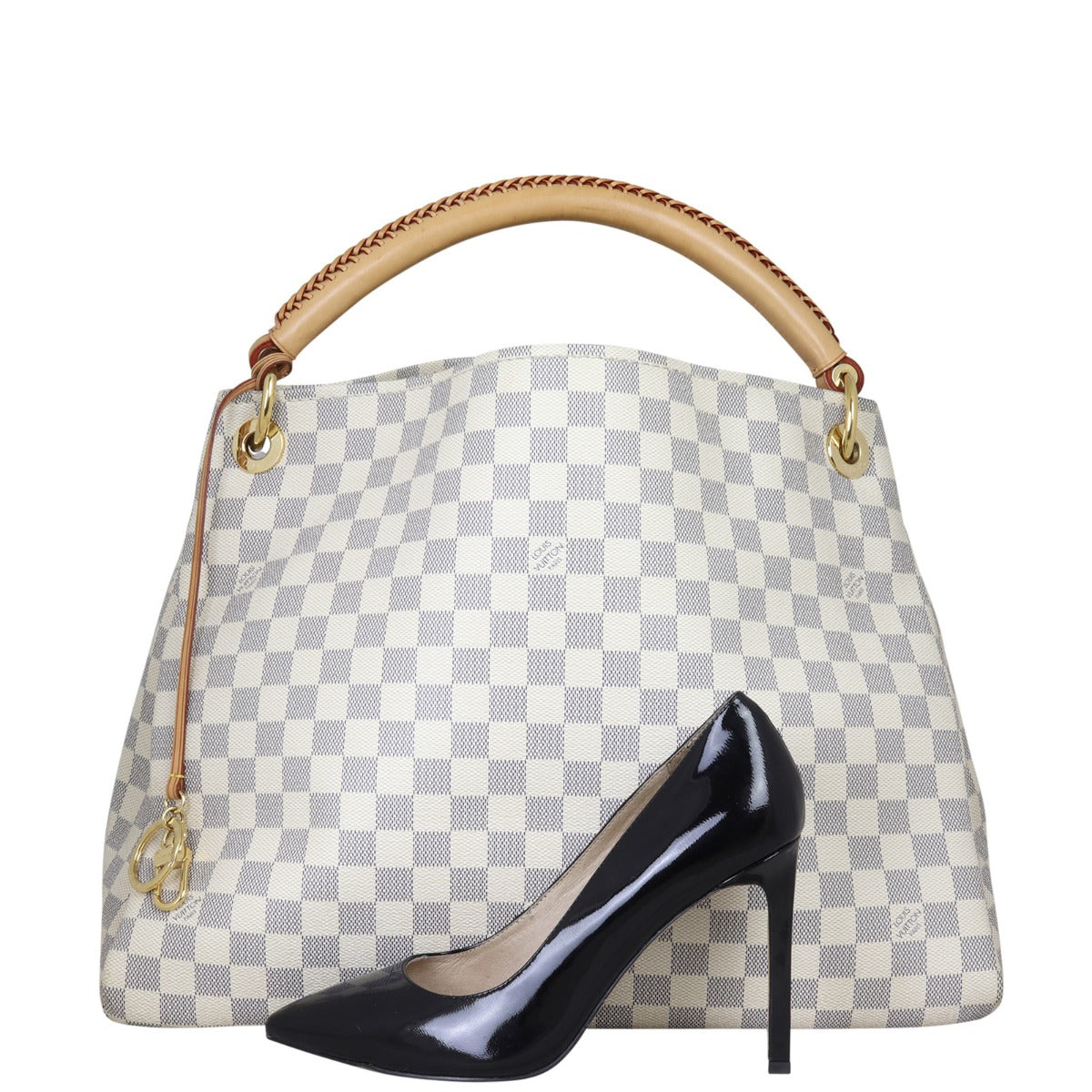 Louis Vuitton Artsy MM Damier Azur | Gold Tone Hardware