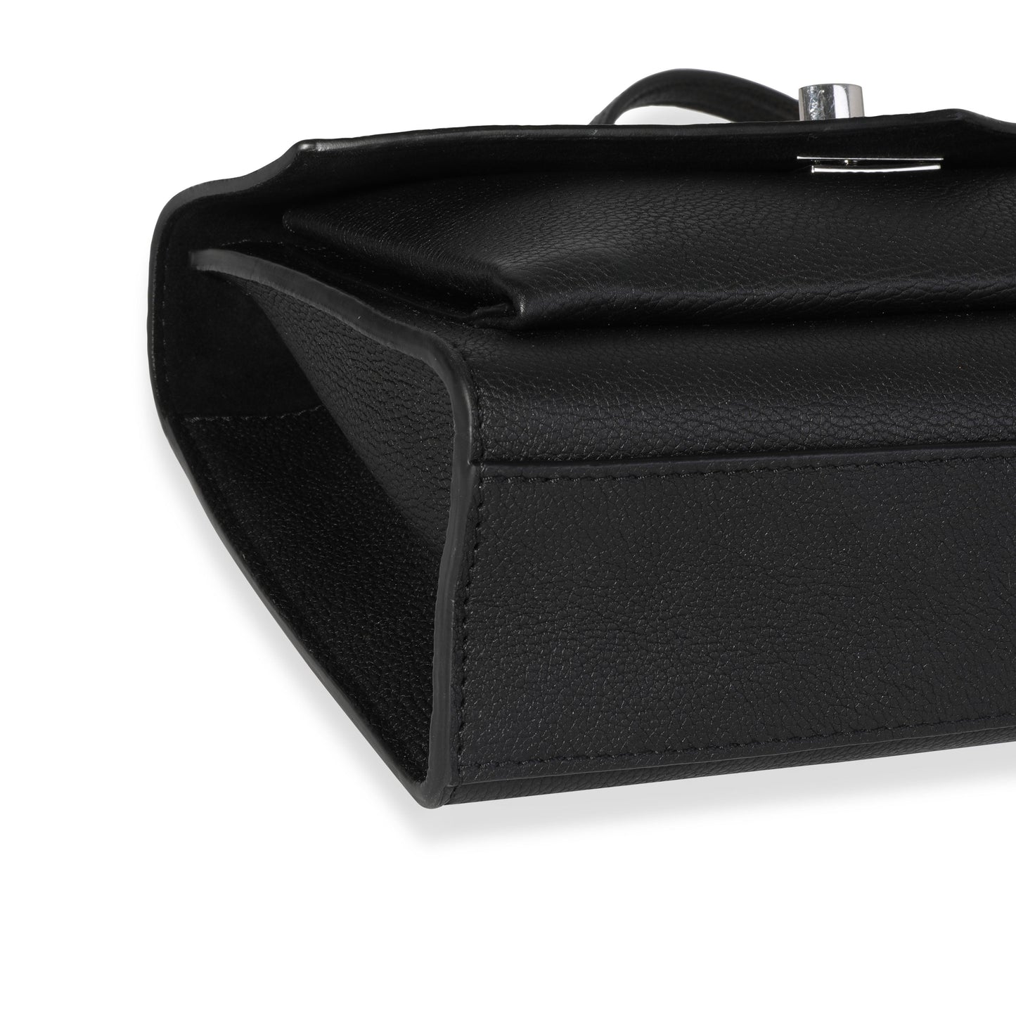 Louis Vuitton Louis Vuitton Black Grained Calfskin MyLockMe Chain Bag