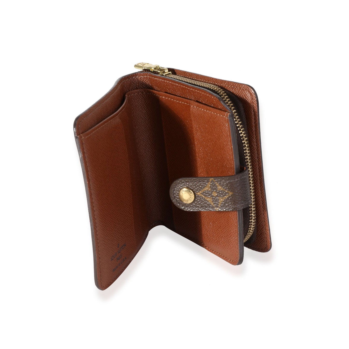 Louis Vuitton Louis Vuitton Monogram Canvas Compact Zippé Wallet