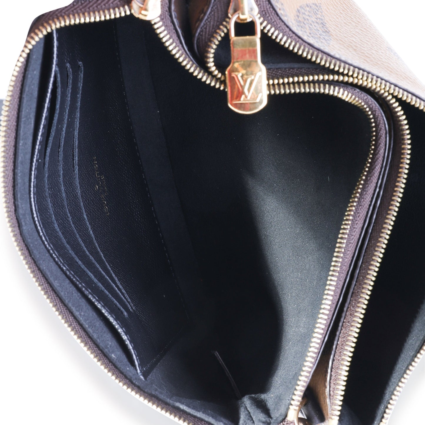 Louis Vuitton Louis Vuitton Monogram & Monogram Giant Reverse Canvas Double Zip Pochette