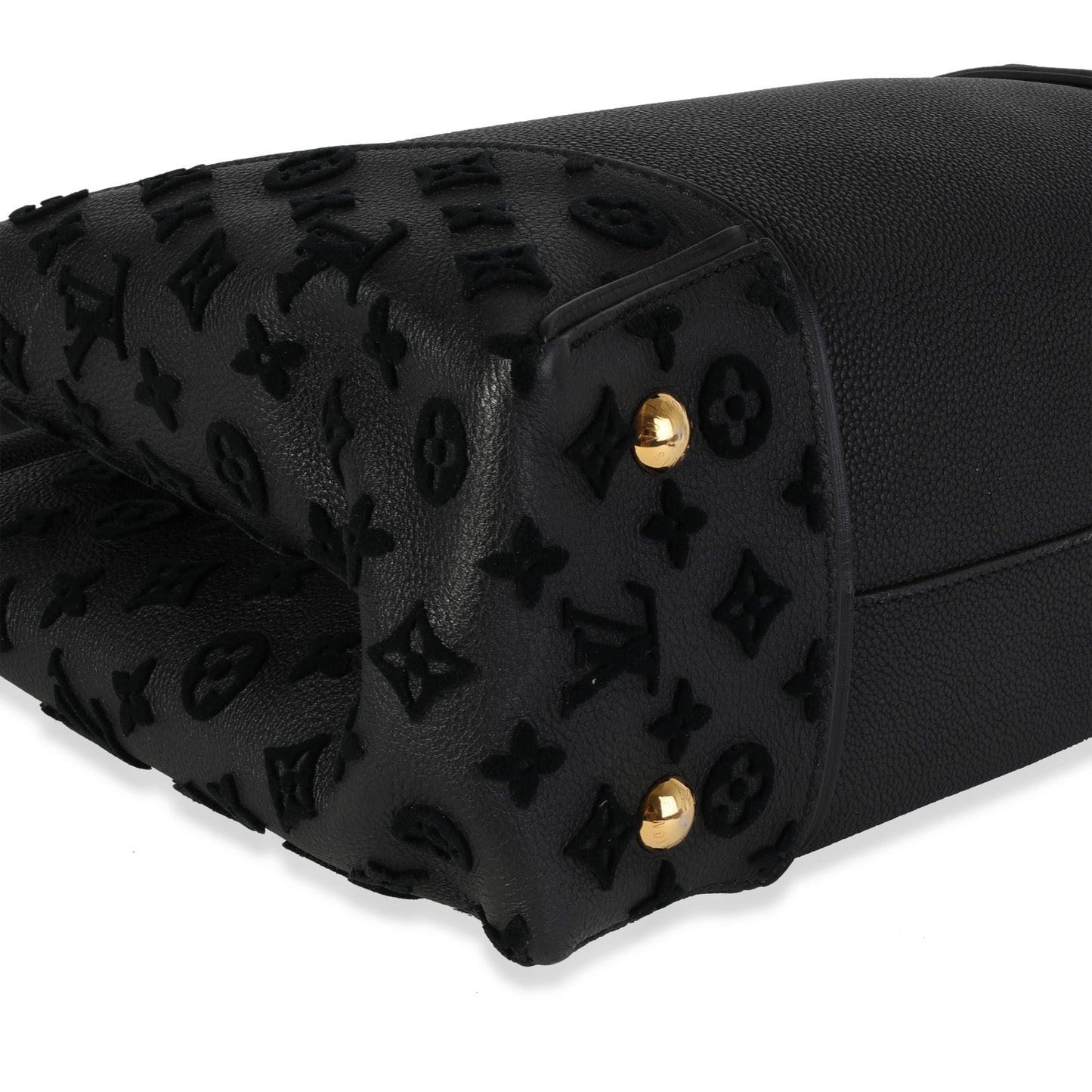 Louis Vuitton Louis Vuitton Black Veau Cachemire Calfskin W Tote