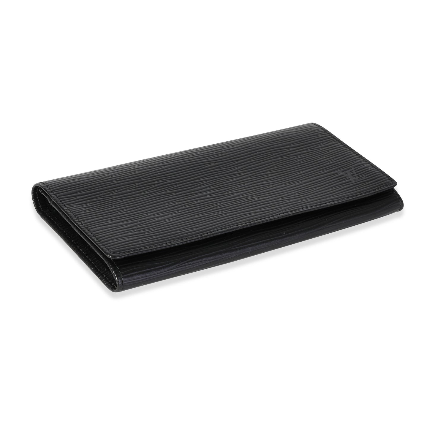 Louis Vuitton Louis Vuitton Black Epi Leather Wallet