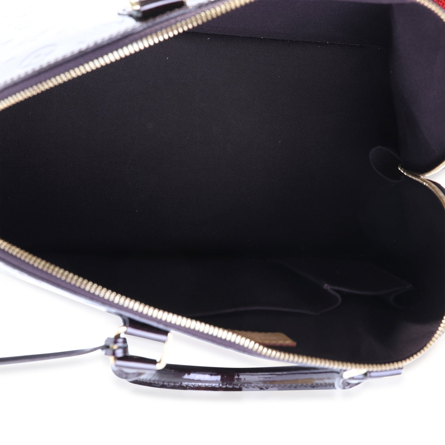 Louis Vuitton Louis Vuitton Amarante Monogram Vernis Alma GM