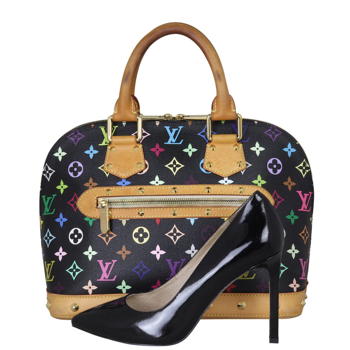 Louis Vuitton Alma PM Multicolore | Black
