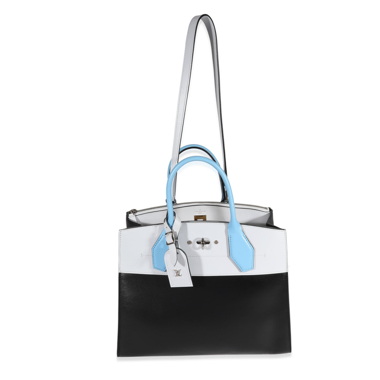 Louis Vuitton Louis Vuitton Tricolor Calfskin City Steamer MM