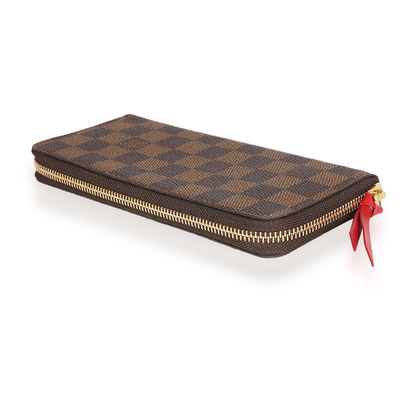 Louis Vuitton Louis Vuitton Damier Ebene & Cherry Clémence Wallet