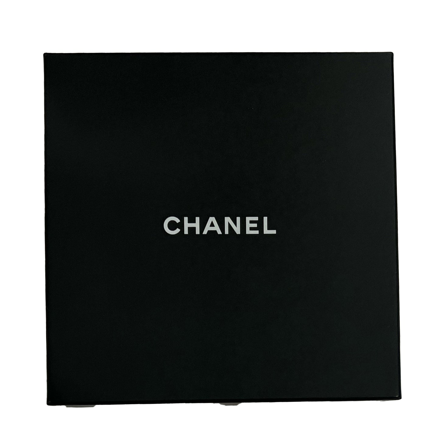 Chanel Black Elastic Lambskin & Gold Chain CC Belt
